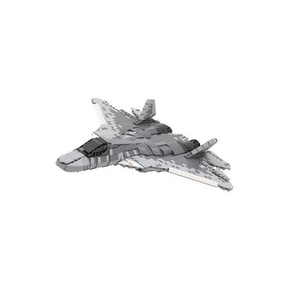 Su-57 Felon Stealth Fighter Jet MOC Building Kit - 2