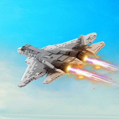 Su-57 Felon Stealth Fighter Jet MOC Building Kit - 4
