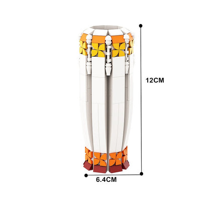 Sunflower Vase MOC Building Kit | Botanical Flower Display Model - 6