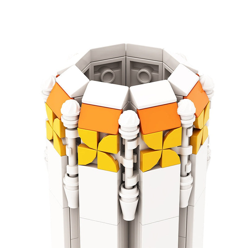 Sunflower Vase MOC Building Kit | Botanical Flower Display Model - 8