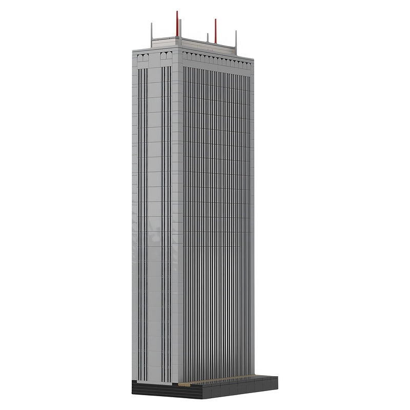 Sunshine 60 Tokyo Skyscraper MOC Building Kit - 1