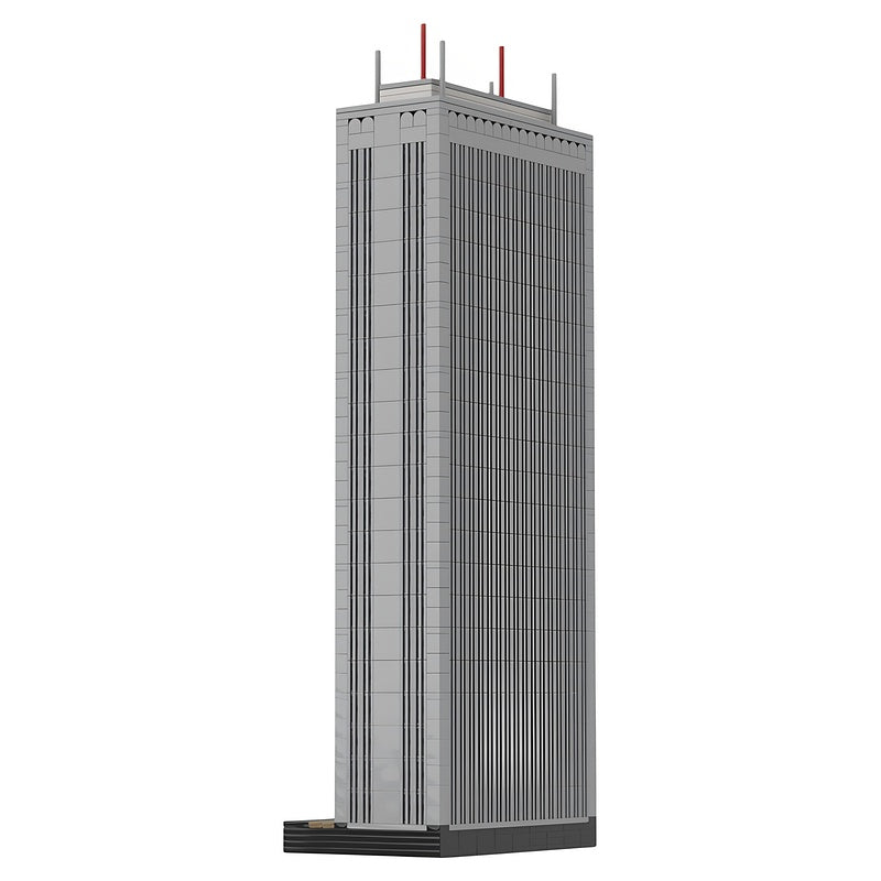 Sunshine 60 Tokyo Skyscraper MOC Building Kit - 5