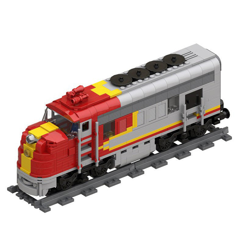 Super Chief RC Train Building Kit | MOC-54251 - 1