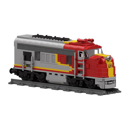 Super Chief RC Train MOC Building Kit | Motorized Train Display Model - 2