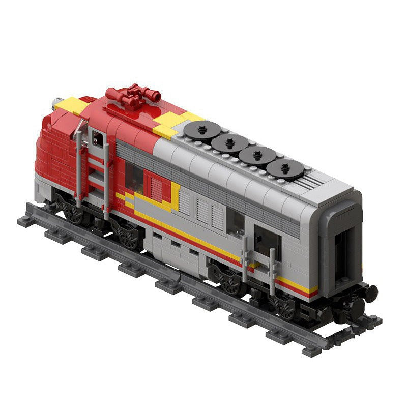 Super Chief RC Train MOC Building Kit | Motorized Train Display Model - 4