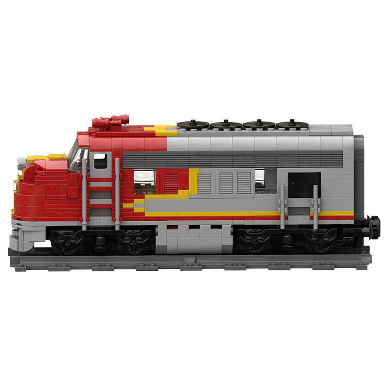 Super Chief RC Train MOC Building Kit | Motorized Train Display Model - 5
