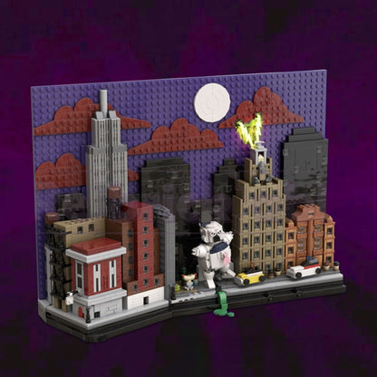 Supernatural NYC Skyline Haunted City Diorama Building Kit | LEGO-Compatible MOC - 2