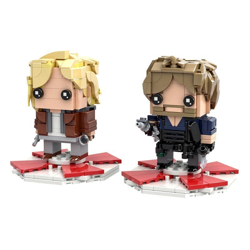Survival Duo Cube Character MOC Building Kit | Horror Figure Models - 3