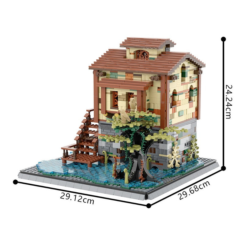 Swamp Hideout MOC Building Kit | Fantasy Woodland Shelter Model - 4