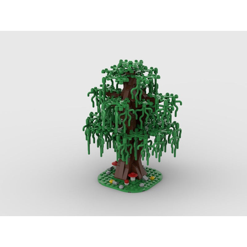 Swamp Tree MOC Building Kit | Fantasy Nature Display Model - 2