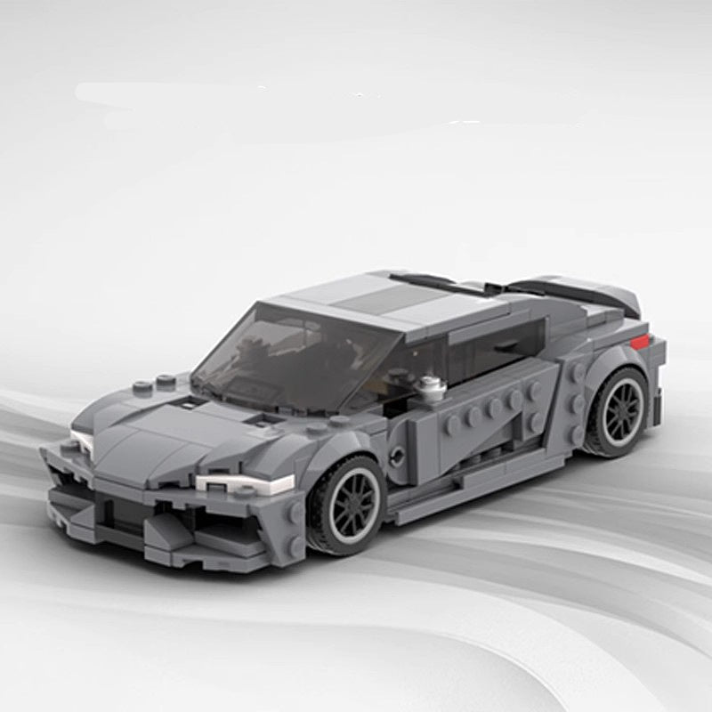 Swedish 4-Seater Hyper GT Hybrid Sports Car Building Kit | LEGO-Compatible MOC - 1