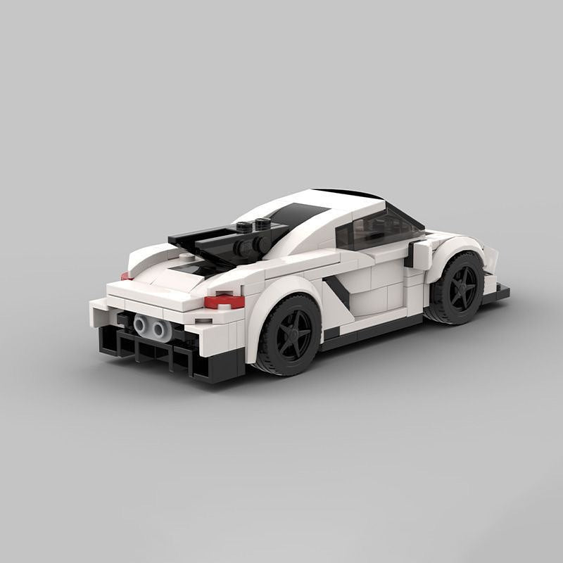 Swedish Extreme Velocity Hypercar Building Kit | LEGO-Compatible MOC - 2