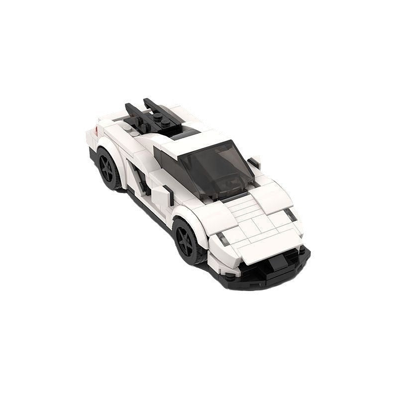 Swedish Extreme Velocity Hypercar MOC Building Kit | 6 Studs Supercar Model - 1
