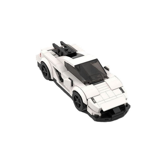 Swedish Extreme Velocity Hypercar MOC Building Kit | 6 Studs Supercar Model - 1