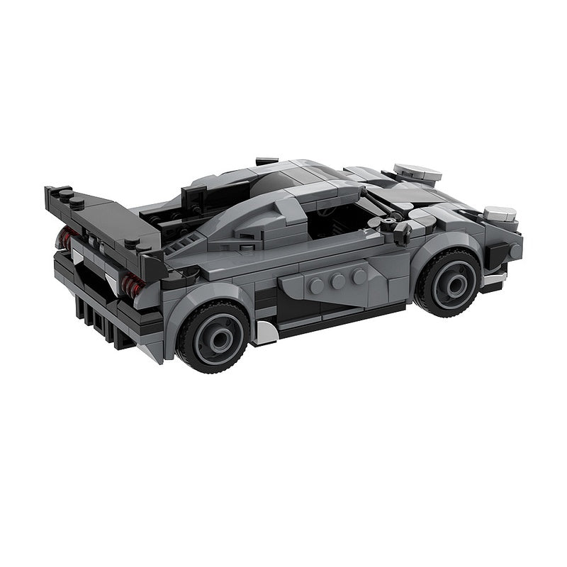 Swedish Hypercar Thor Edition Building Kit | Compatible MOC - 3