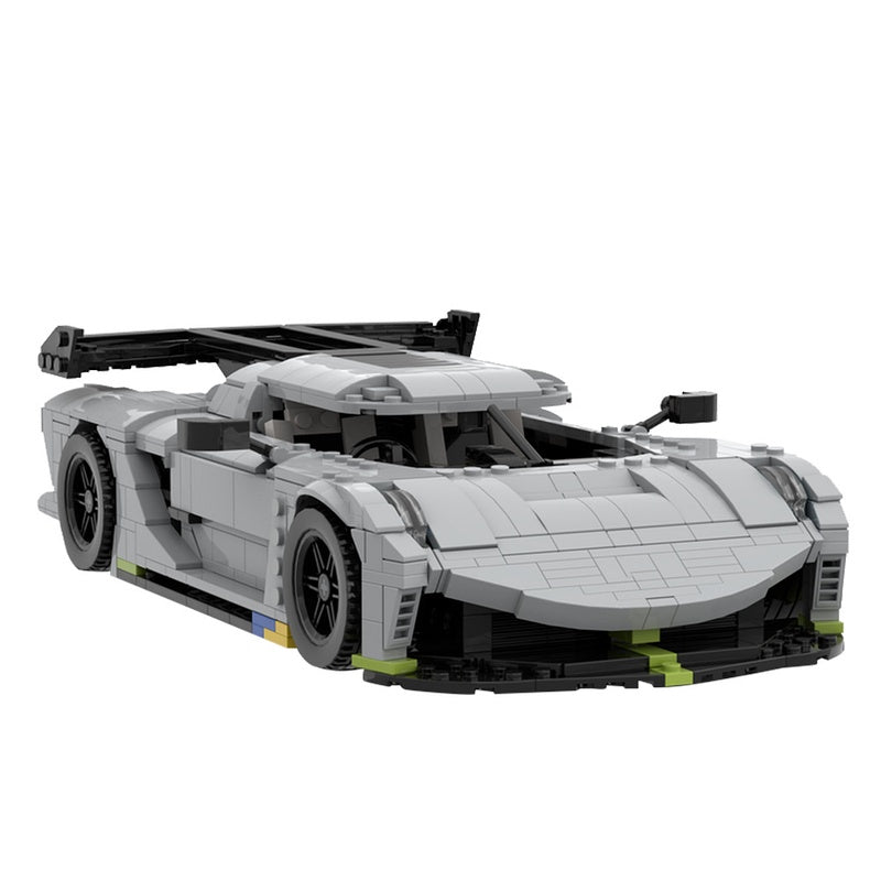 Swedish Jesko Hypercar Building Kit | Compatible MOC - 2
