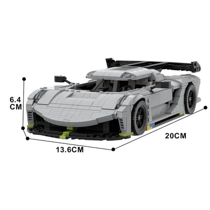 Swedish Jesko Hypercar Building Kit | LEGO-Compatible MOC - 4