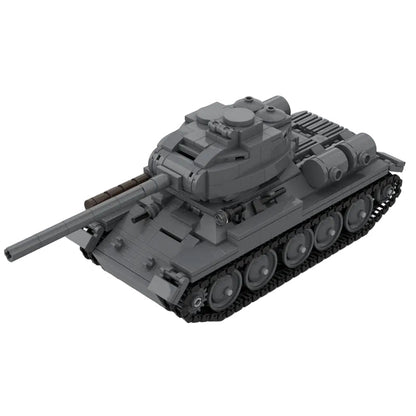 T-34-85 WWII Soviet Medium Tank MOC Building Kit - 1