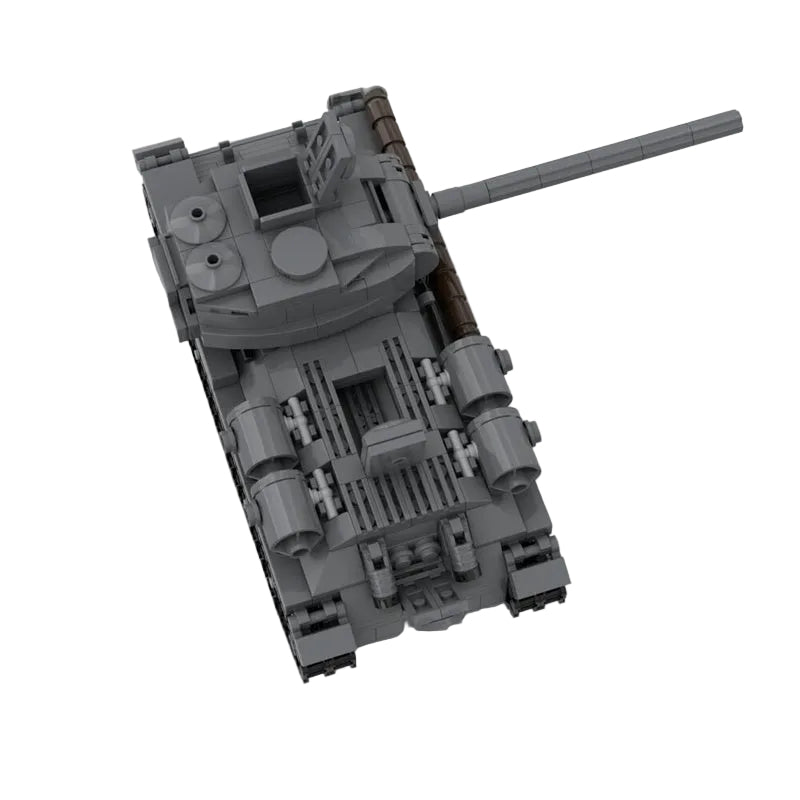 T-34-85 WWII Soviet Medium Tank MOC Building Kit - 3