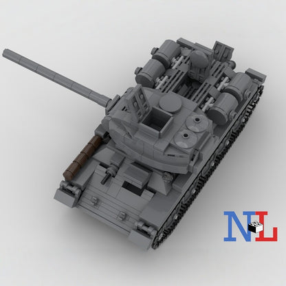 T-34-85 WWII Soviet Medium Tank MOC Building Kit - 4