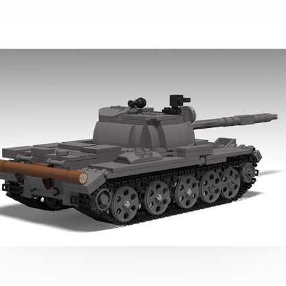 T-62 Main Battle Tank MOC Building Kit | 1:35 Scale Armored Model - 3