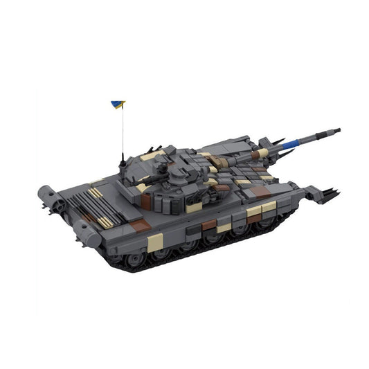 T-72AV Ukraine Tank Building Kit | LEGO-Compatible MOC - 1