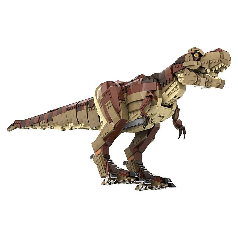 T. Rex Dinosaur MOC Building Kit | Prehistoric Creature Display Model - 3