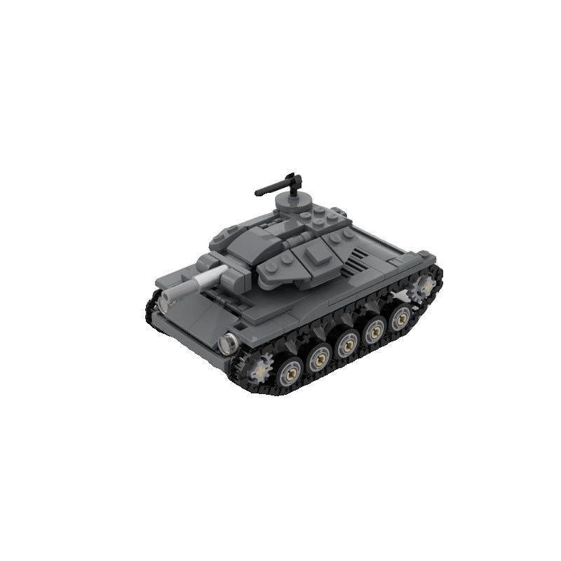 T49 Light Tank MOC Building Kit | Military Armored Vehicle Model - 1