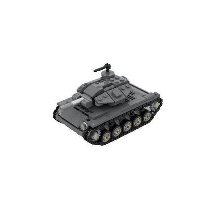 T49 Light Tank MOC Building Kit | Military Armored Vehicle Model - 3