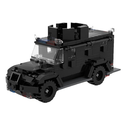 Tactical Armored Gendarmerie Vehicle Building Kit | LEGO-Compatible MOC - 3