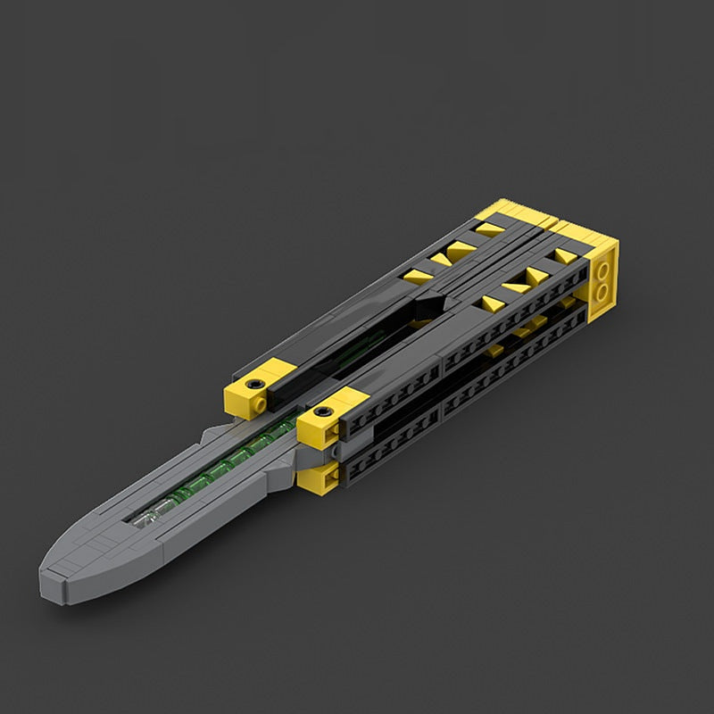Tactical Butterfly Knife MOC | Precision Mechanical Desk Display Building Kit - 3