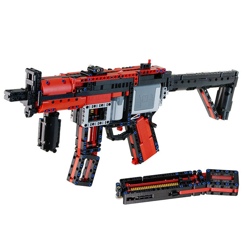 Tactical Submachine Gun MOC Building Kit - Precision Construction Set - 2