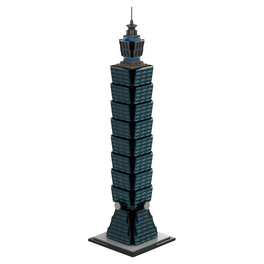 Taipei 101 Skyscraper Architecture MOC Building Kit - 1