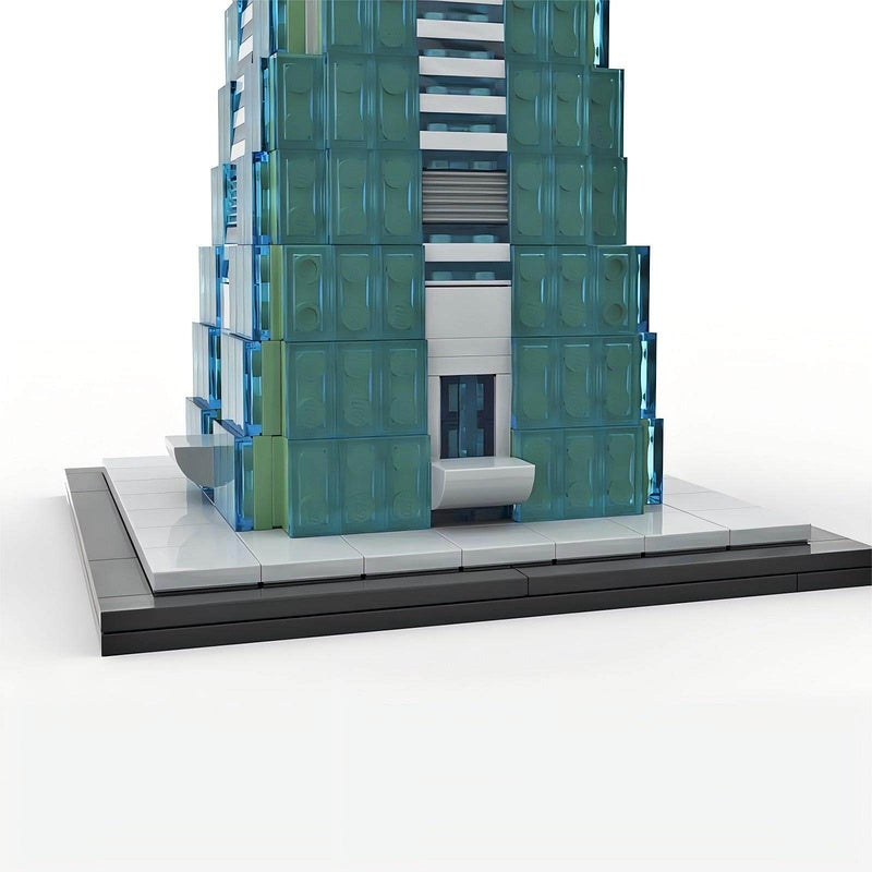 Taipei 101 Skyscraper Building Kit | 1:800 scale LEGO-Compatible MOC - 5