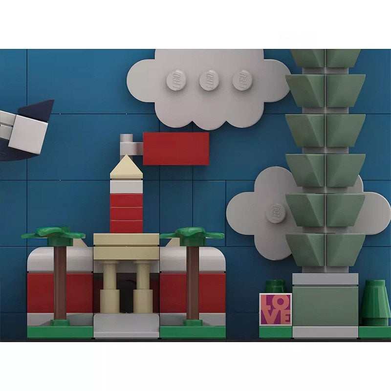 Taiwan Postcard Skyline Building Kit | LEGO-Compatible MOC - 4