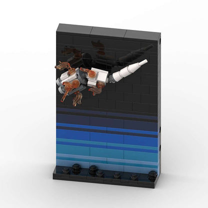 Tales of the N1 MOC Rocket Launch Space Diorama Building Kit - 4