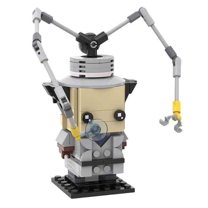 Tech Detective Cube Character MOC Building Kit | Futuristic Figure Model - 1