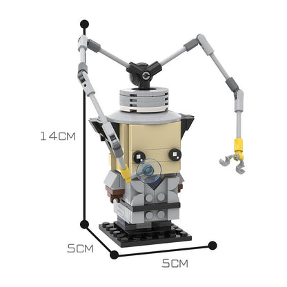 Tech Detective Cube Character MOC Building Kit | Futuristic Figure Model - 2