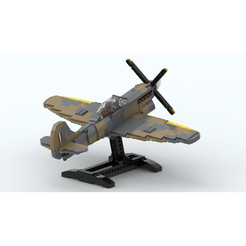 Tempest mk. V Fighter Aircraft Building Kit | LEGO-Compatible MOC - 3