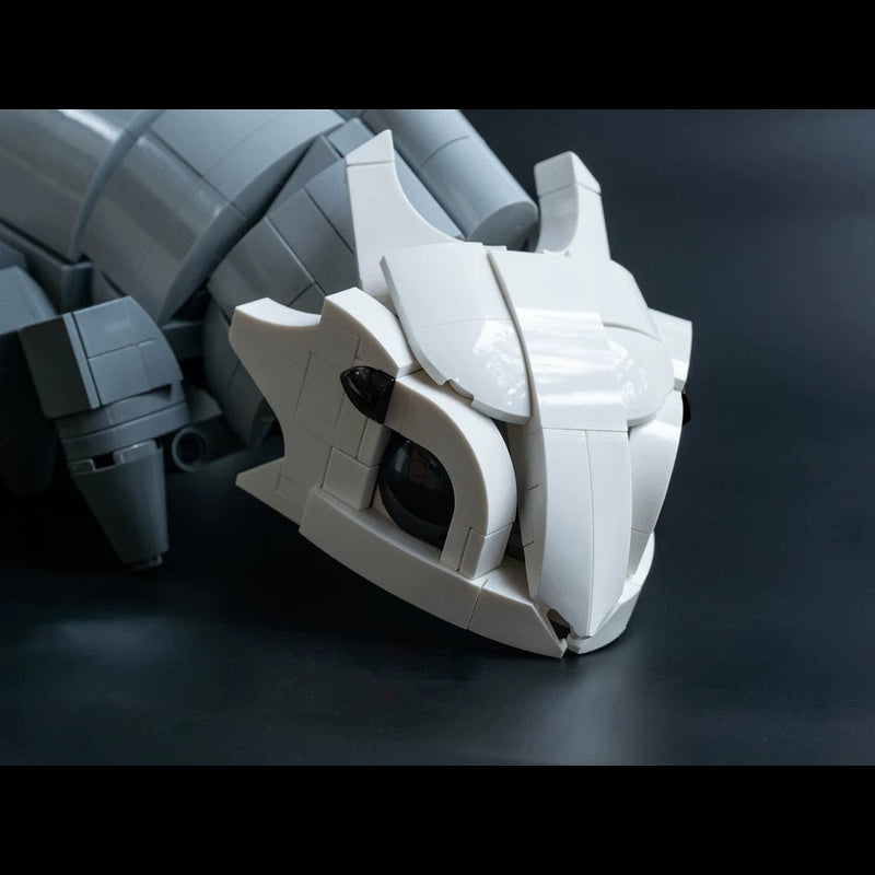 Ten-Legged Segmented Beast MOC Building Kit | Fantasy Insect Creature - 2