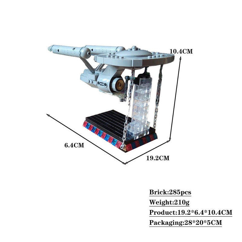 Tensegrity Enterprise MOC Spaceship Building Kit | Futuristic Explorer - 3