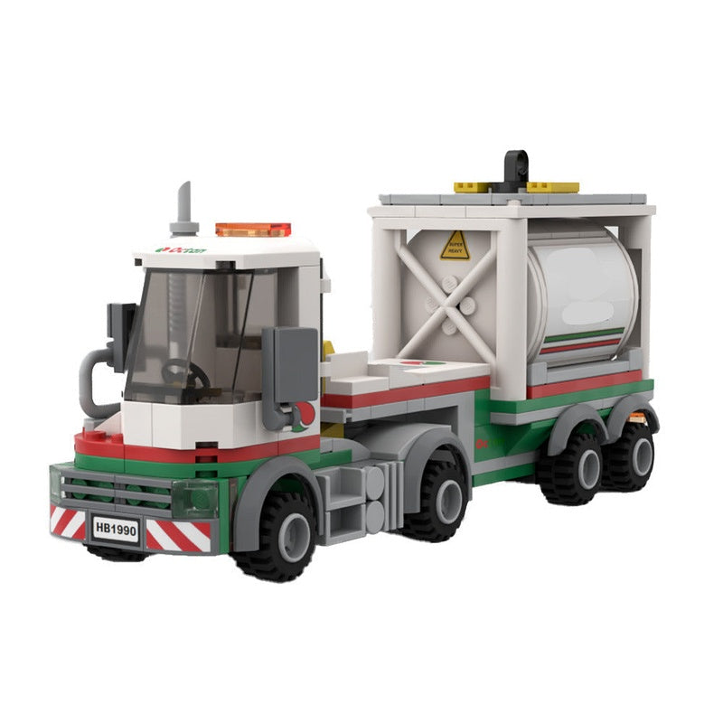 Terminal Tractor MOC Building Kit | Industrial Cargo Vehicle Model - 1