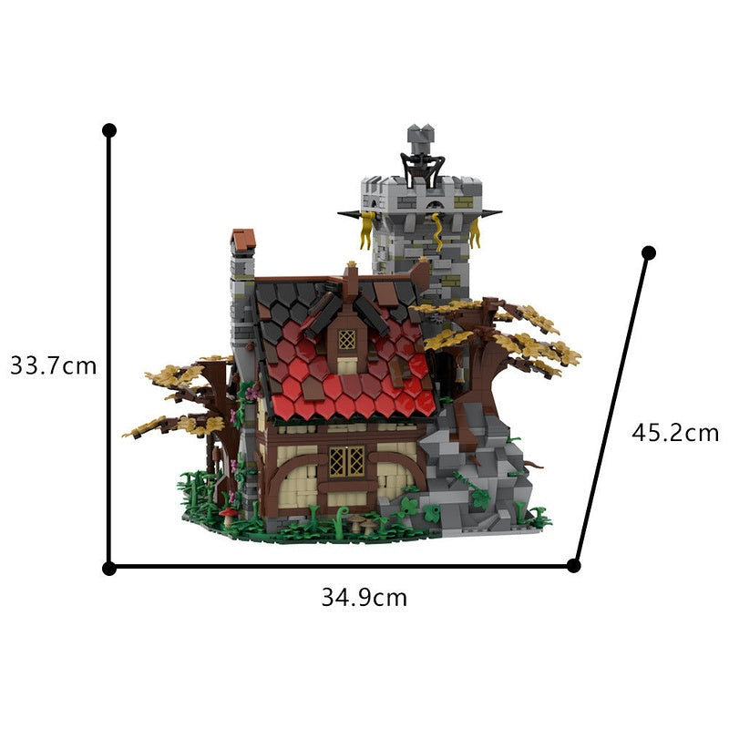 The Alchemist's Tower MOC Fantasy Architecture Building Kit - 3