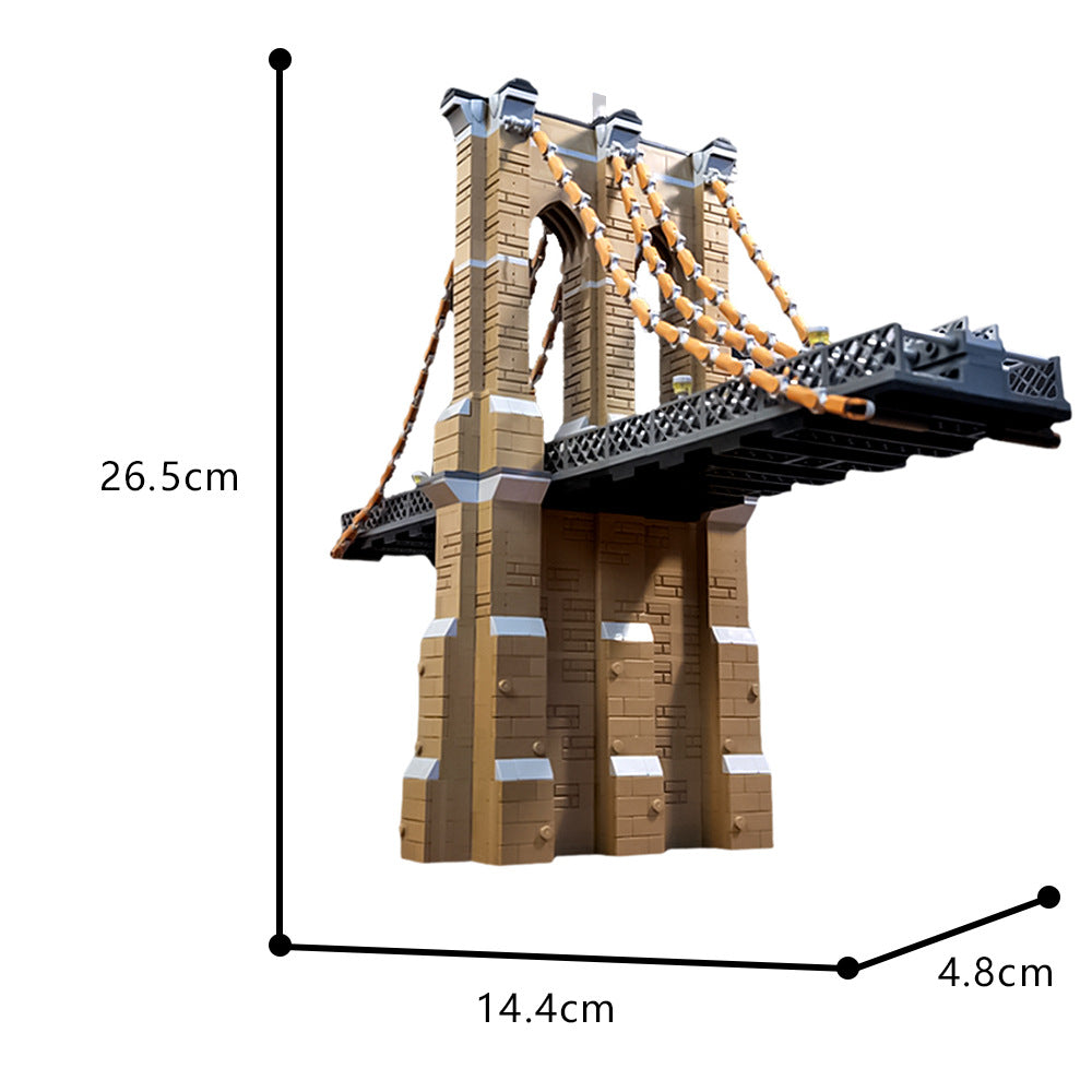 The Brooklyn Bridge Building Kit | LEGO-Compatible MOC - 3