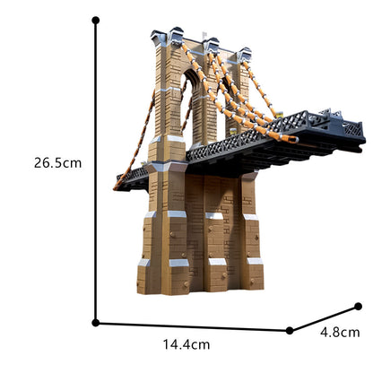 The Brooklyn Bridge Building Kit | LEGO-Compatible MOC - 3