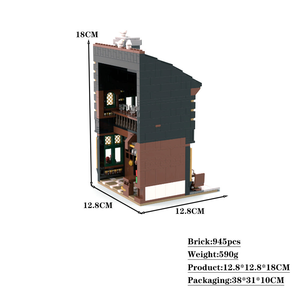 The Crown Pub Building Kit | LEGO-Compatible MOC - 4