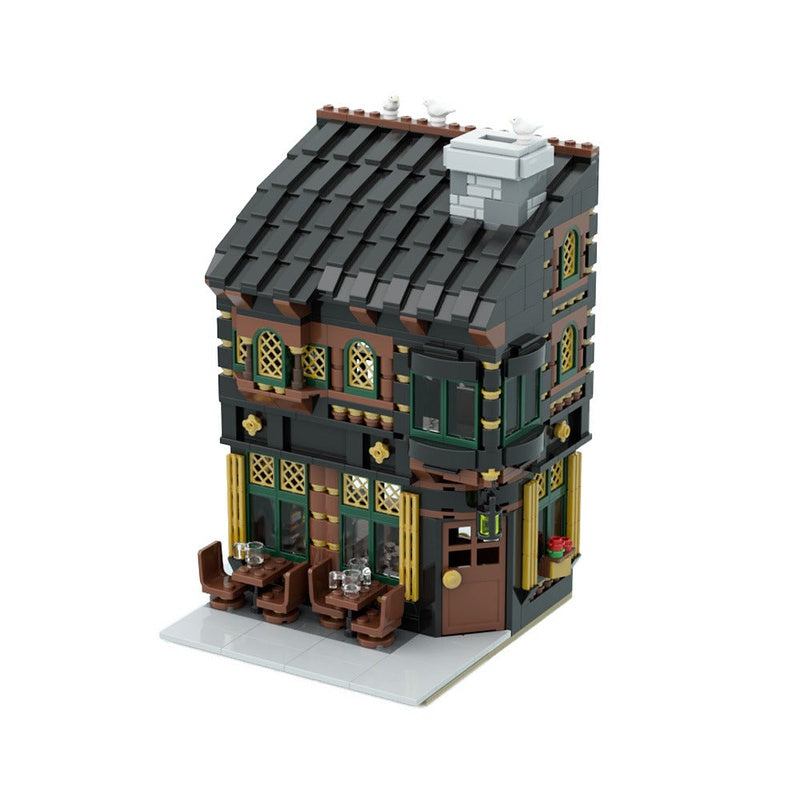 The Crown Pub MOC Medieval Tavern Building Kit - 1
