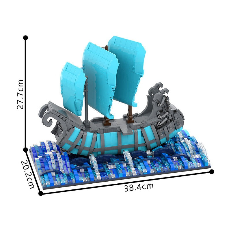 The Fate of Ophelia MOC Fantasy Boat Building Kit - 5