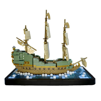 The Flying Dutchman Ghost Pirate Ship Building Kit | LEGO-Compatible MOC - 2