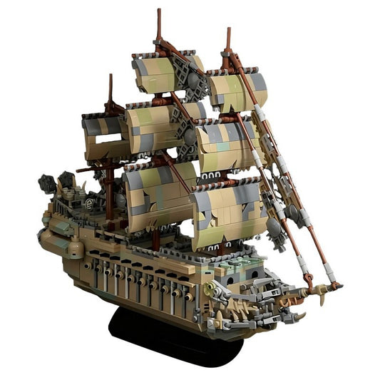The Flying Dutchman Ghost Pirate Ship Building Kit | LEGO-Compatible MOC - 3